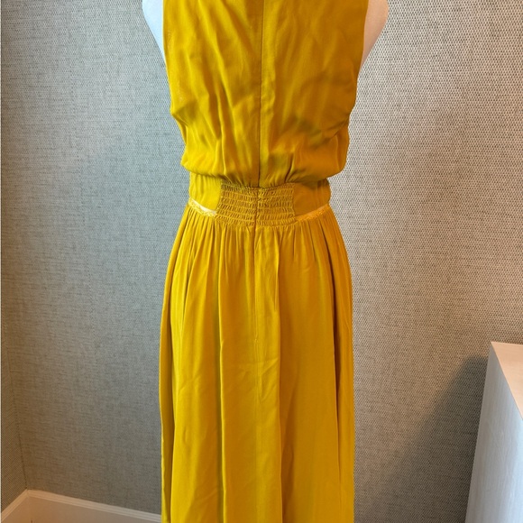 Reformation Yellow V Neck Maxi Dress, Size 6 - Picture 4 of 6